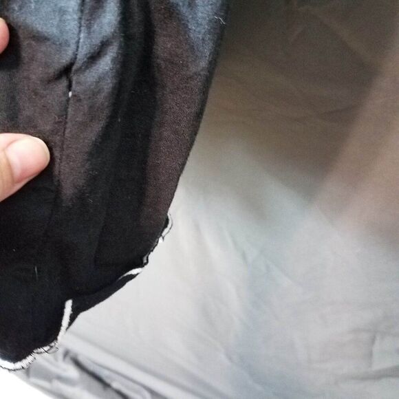 BCBG MAXAZRIA Peasant Boho Cotton Tunic Dress Black White Embroidered Size Small - Picture 9 of 14